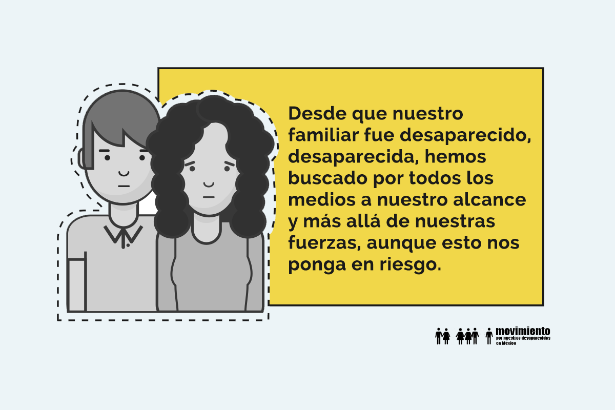 Buscamos a nuestros familiares desparecidos