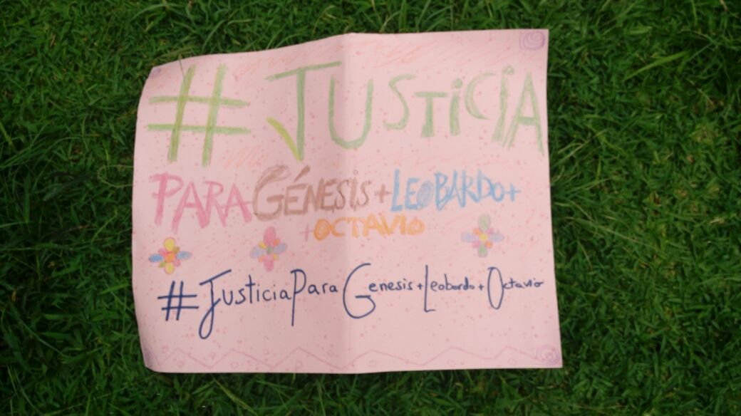Justicia para Génesis Leobardo y Octavio