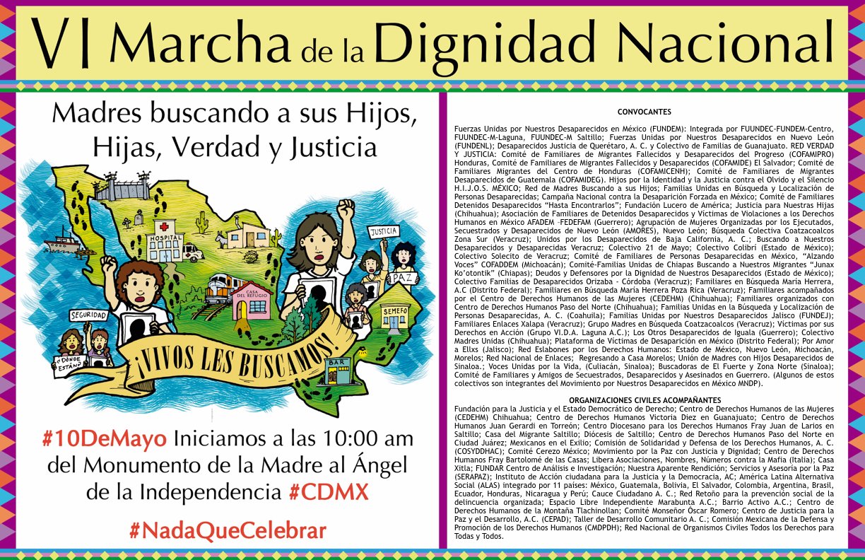 VI Marcha de la dignidad nacional