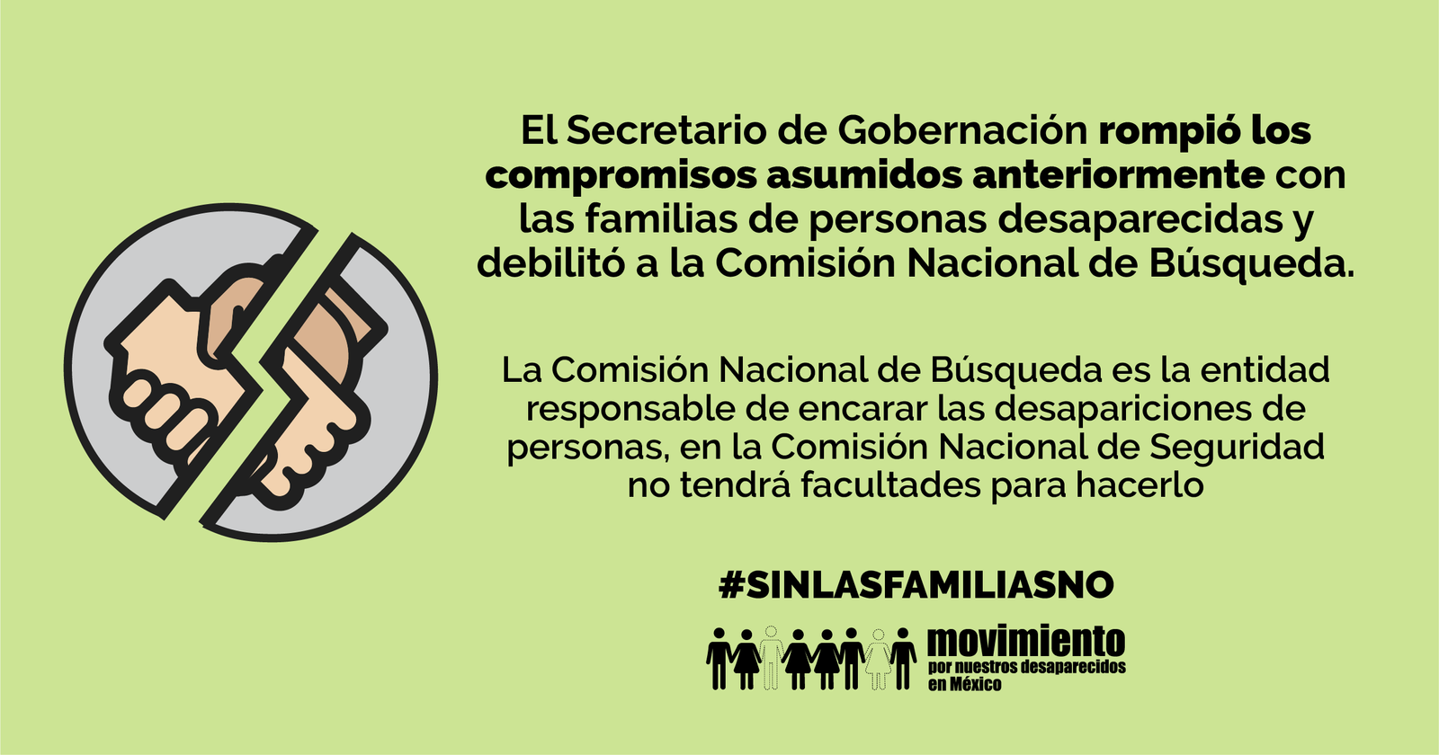 #SinFamiliasNo