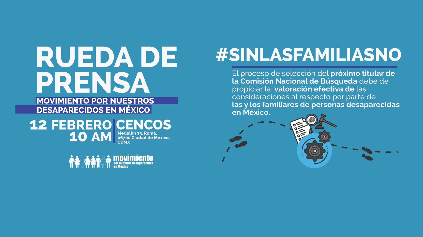 Rueda de prensa: Sin las Familias No